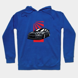 Black Impreza WRX STI JDM Stance Hoodie